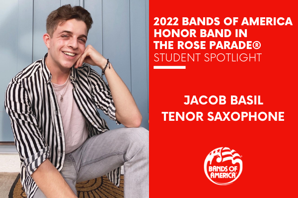 BOA Honor Band in the Rose Parade Student Spotlight: Jacob Basil
