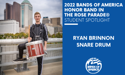 BOA Honor Band in the Rose Parade Student Spotlight: Ryan Brinnon