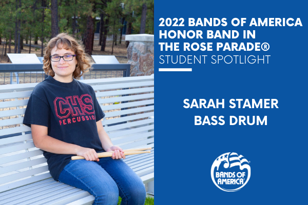 BOA Honor Band in the Rose Parade Student Spotlight: Sarah Stamer
