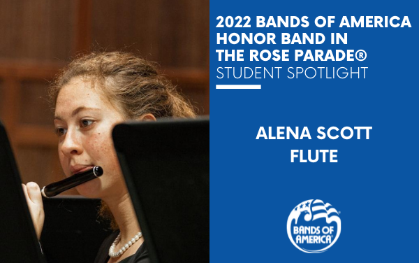BOA Honor Band in the Rose Parade Student Spotlight: Alena Scott