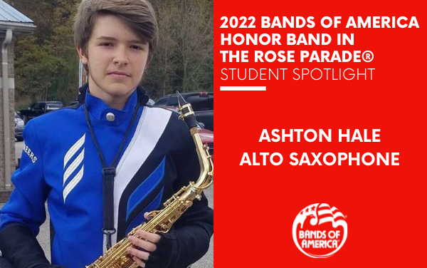 BOA Honor Band in the Rose Parade Student Spotlight: Ashton Hale
