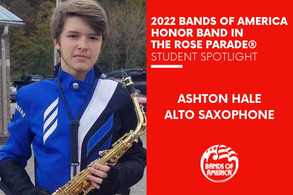 BOA Honor Band in the Rose Parade Student Spotlight: Ashton Hale