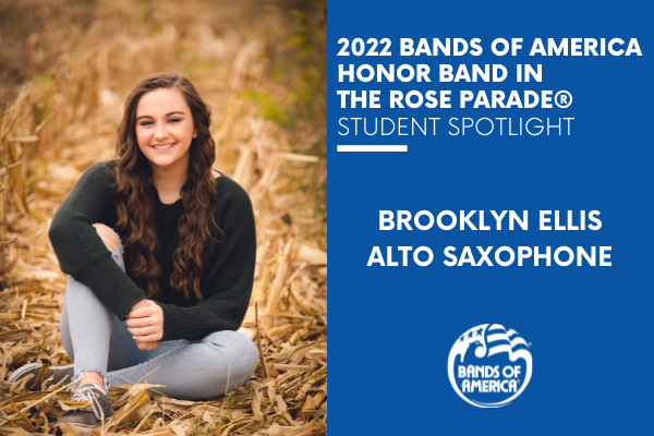 BOA Honor Band in the Rose Parade Student Spotlight: Brooklyn Ellis