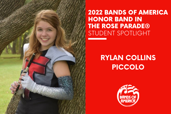 BOA Honor Band in the Rose Parade Student Spotlight: Rylan Collins