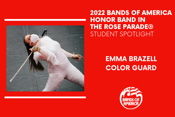 BOA Honor Band in the Rose Parade Student Spotlight: Emma Brazell
