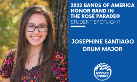 BOA Honor Band in the Rose Parade Student Spotlight: Josephine Santiago