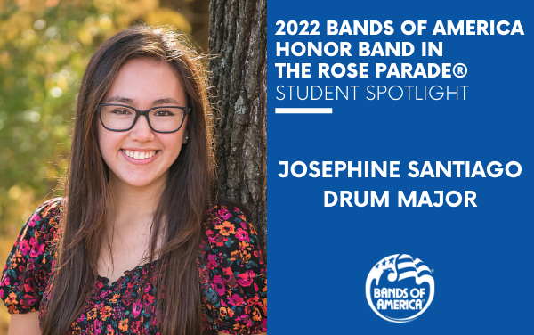 BOA Honor Band in the Rose Parade Student Spotlight: Josephine Santiago