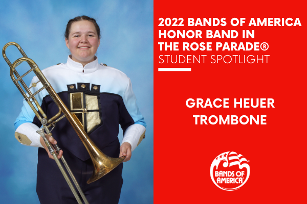 BOA Honor Band in the Rose Parade Student Spotlight: Grace Heuer