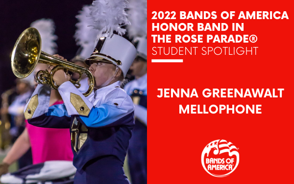 BOA Honor Band in the Rose Parade Student Spotlight: Jenna Greenawalt