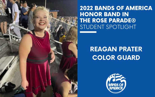 BOA Honor Band in the Rose Parade Student Spotlight: Reagan Prater