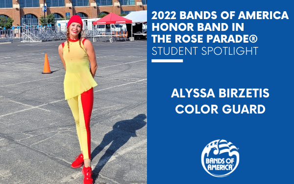 BOA Honor Band in the Rose Parade Student Spotlight: Alyssa Birzetis