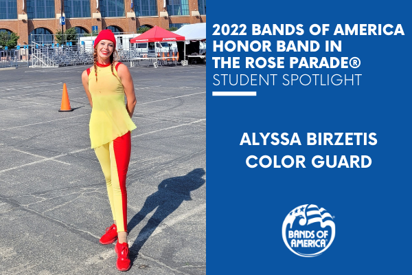 BOA Honor Band in the Rose Parade Student Spotlight: Alyssa Birzetis