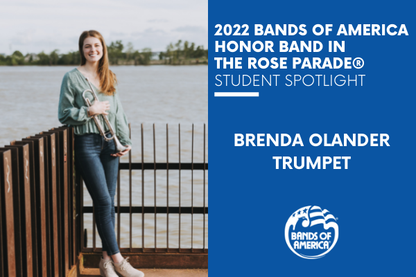 BOA Honor Band in the Rose Parade Student Spotlight: Brenda Olander
