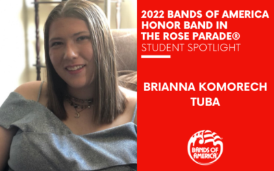 BOA Honor Band in the Rose Parade Student Spotlight: Brianna Komorech