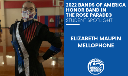 BOA Honor Band in the Rose Parade Student Spotlight: Elizabeth Maupin