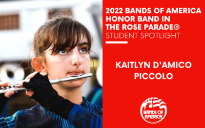 BOA Honor Band in the Rose Parade Student Spotlight: Kaitlyn D’Amico