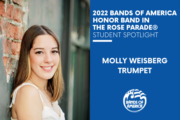 BOA Honor Band in the Rose Parade Student Spotlight: Molly Weisberg