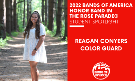 BOA Honor Band in the Rose Parade Student Spotlight: Reagan Conyers