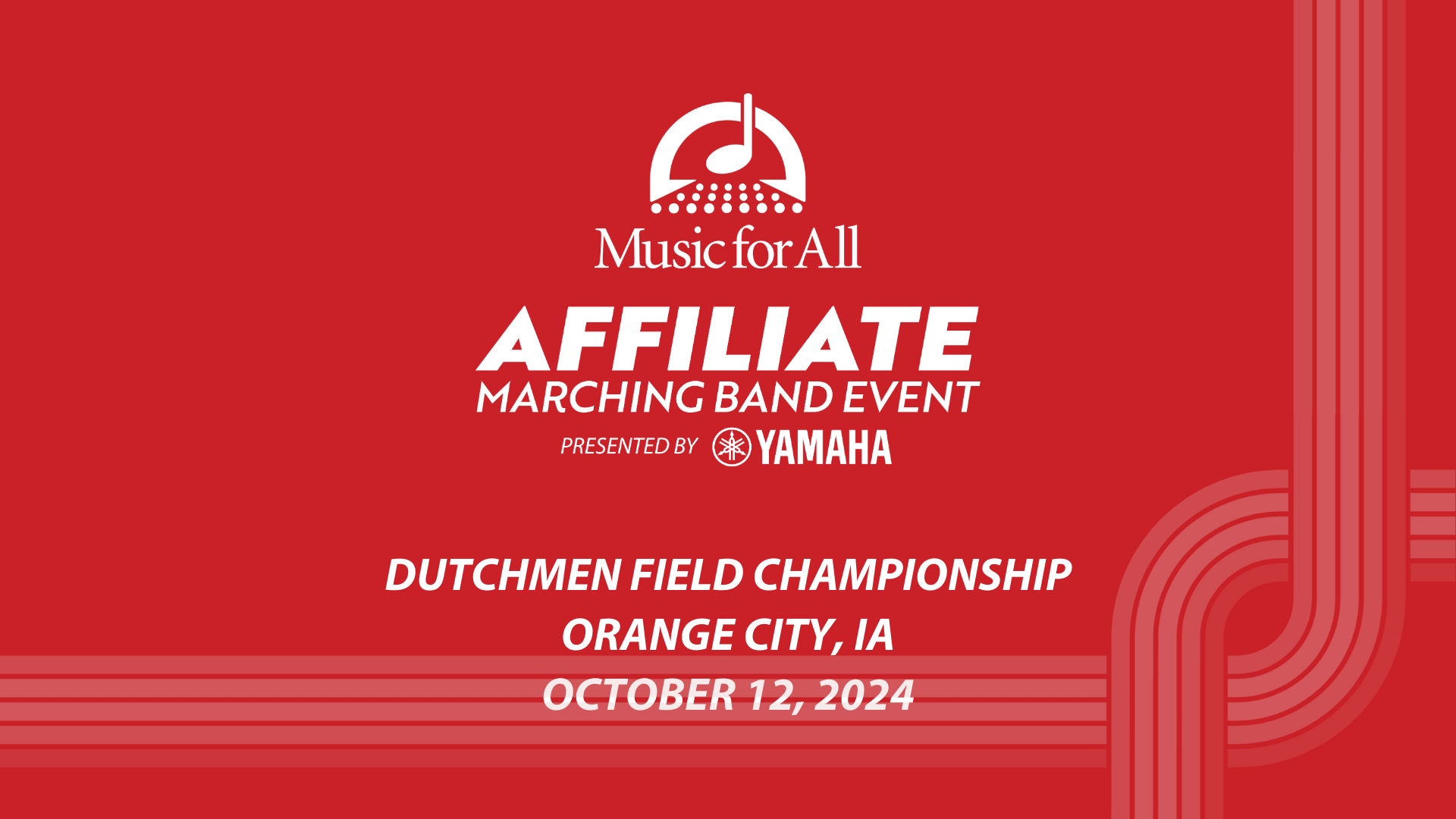 MFA AMBE Dutchmen Field Championship October 12, 2024
