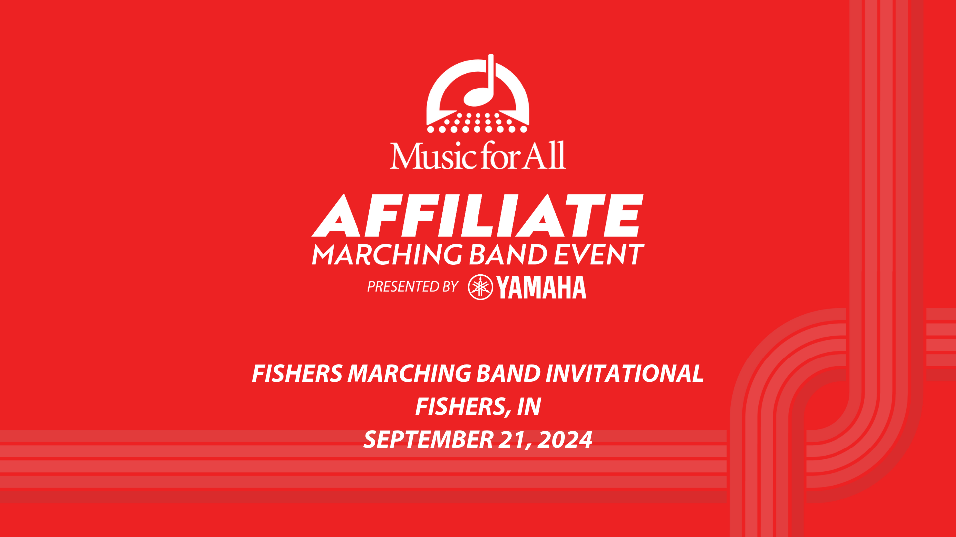 MFA AMBE Fishers Marching Band Invitational September 21, 2024