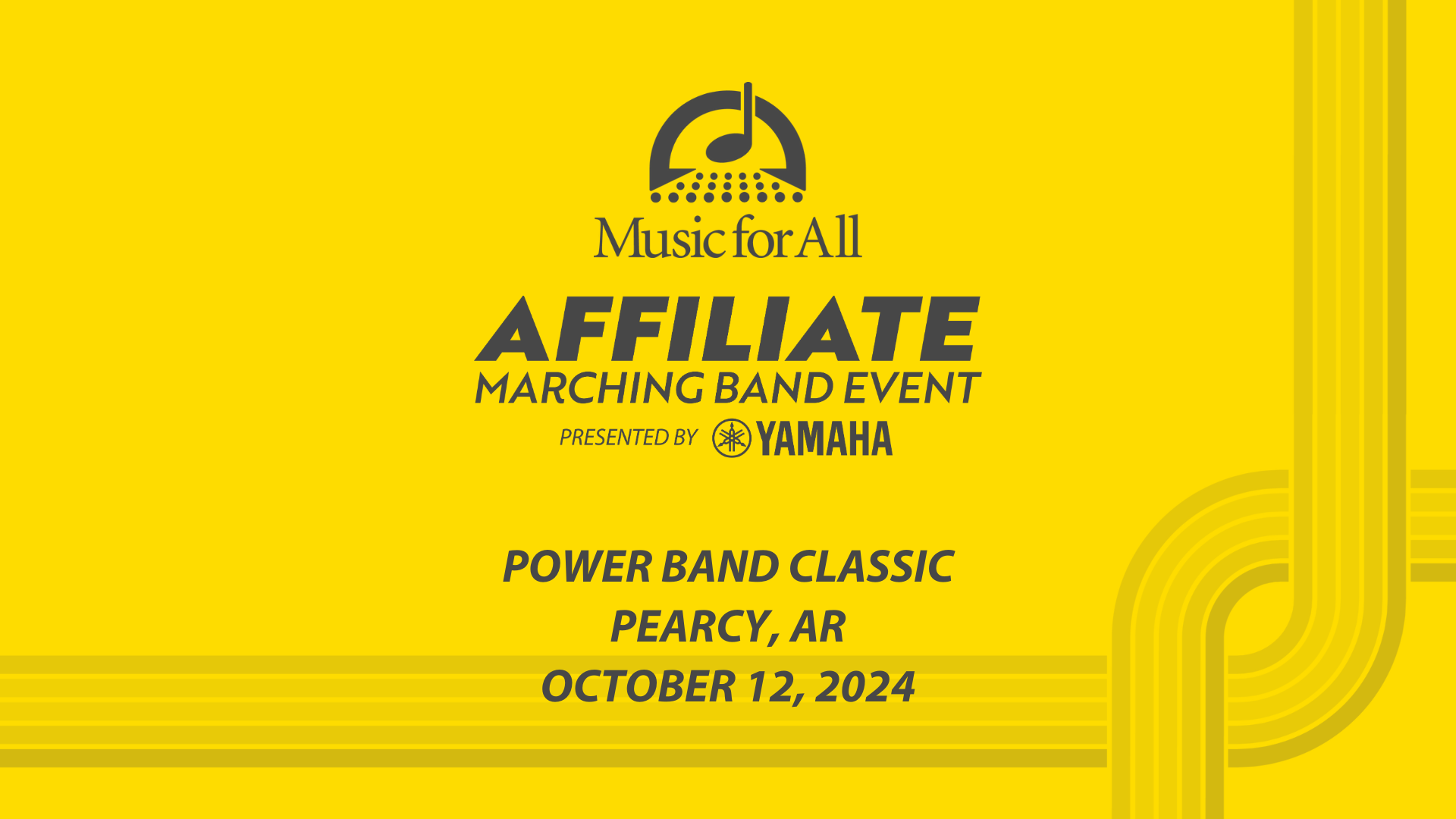 MFA AMBE Power Band Classic October 12, 2024