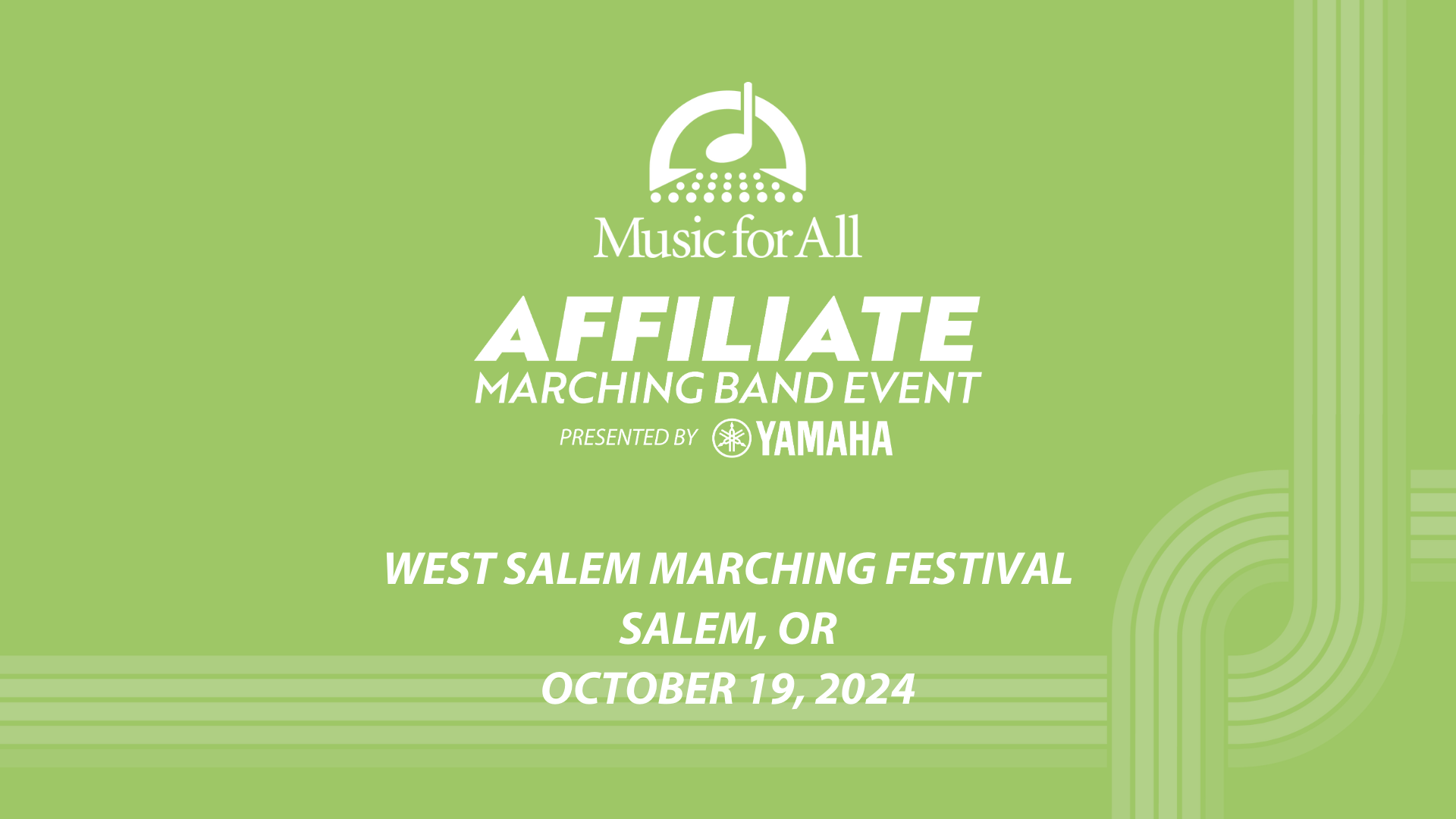 MFA AMBE West Salem Marching Festival September 28, 2024