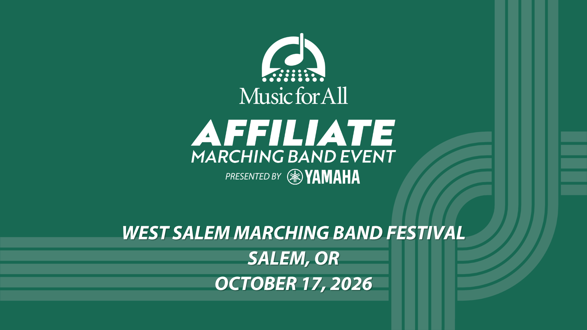 AMBE26 West Salem Marching Festival 1920x1080